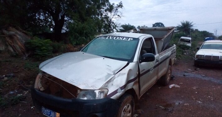 Un corbillard se renverse et occasionne deux blessés et des dégâts matériels à Bocanda