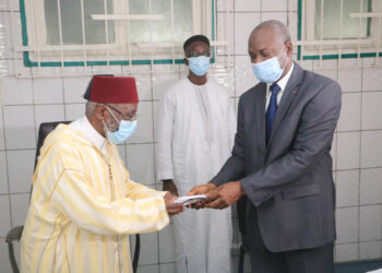 Les images de la remise du don du chef de l’Etat aux Imams, au siège du Cosim à Treicheville le mardi 20 avril (Phs : Dr)