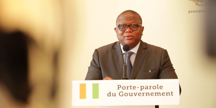 Les photos du 1er conseil des ministres du gouvernement 1 de Patrick ACHI à Abidjan le 7 avril 2021. Phs: Saint Cyrille