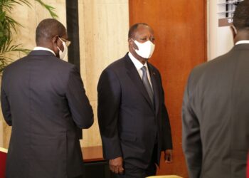 Les photos du 1er conseil des ministres du gouvernement 1 de Patrick ACHI à Abidjan le 7 avril 2021. Phs: Saint Cyrille