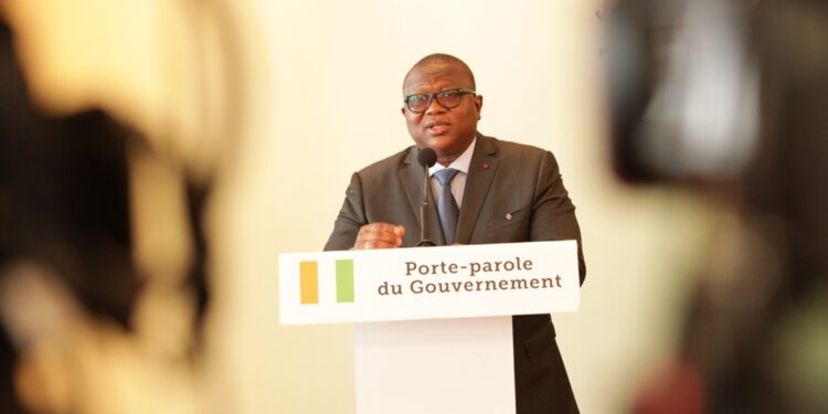 Les photos du 1er conseil des ministres du gouvernement 1 de Patrick ACHI à Abidjan le 7 avril 2021. Phs: Saint Cyrille