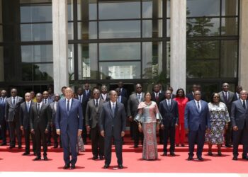 Les photos du 1er conseil des ministres du gouvernement 1 de Patrick ACHI à Abidjan le 7 avril 2021. Phs: Saint Cyrille