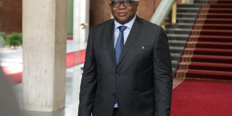 Les photos du 1er conseil des ministres du gouvernement 1 de Patrick ACHI à Abidjan le 7 avril 2021. Phs: Saint Cyrille