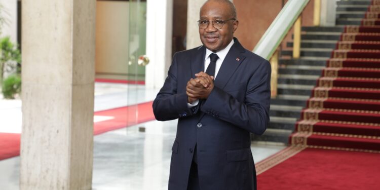 Les photos du 1er conseil des ministres du gouvernement 1 de Patrick ACHI à Abidjan le 7 avril 2021. Phs: Saint Cyrille