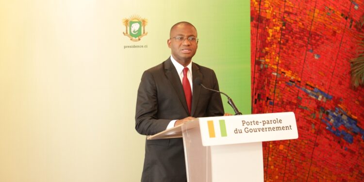 Les photos du 1er conseil des ministres du gouvernement 1 de Patrick ACHI à Abidjan le 7 avril 2021. Phs: Saint Cyrille