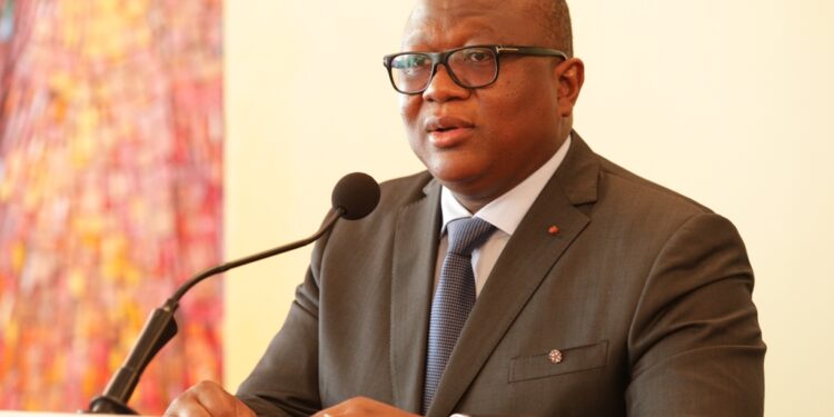 Les photos du 1er conseil des ministres du gouvernement 1 de Patrick ACHI à Abidjan le 7 avril 2021. Phs: Saint Cyrille