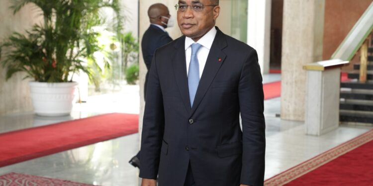 Les photos du 1er conseil des ministres du gouvernement 1 de Patrick ACHI à Abidjan le 7 avril 2021. Phs: Saint Cyrille