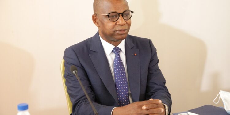 Les photos du 1er conseil des ministres du gouvernement 1 de Patrick ACHI à Abidjan le 7 avril 2021. Phs: Saint Cyrille