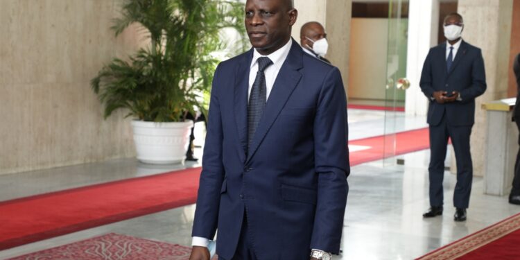 Les photos du 1er conseil des ministres du gouvernement 1 de Patrick ACHI à Abidjan le 7 avril 2021. Phs: Saint Cyrille