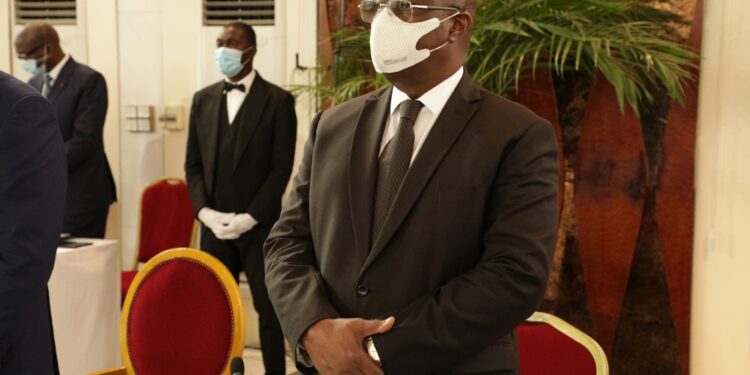 Les photos du 1er conseil des ministres du gouvernement 1 de Patrick ACHI à Abidjan le 7 avril 2021. Phs: Saint Cyrille