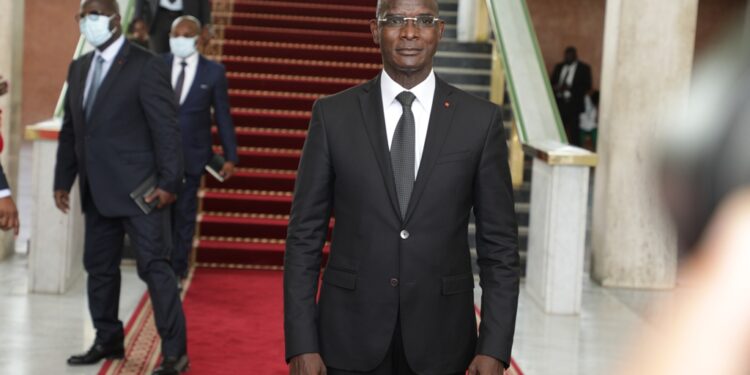 Les photos du 1er conseil des ministres du gouvernement 1 de Patrick ACHI à Abidjan le 7 avril 2021. Phs: Saint Cyrille