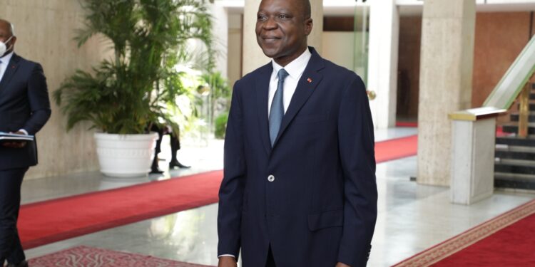Les photos du 1er conseil des ministres du gouvernement 1 de Patrick ACHI à Abidjan le 7 avril 2021. Phs: Saint Cyrille