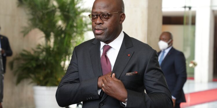 Les photos du 1er conseil des ministres du gouvernement 1 de Patrick ACHI à Abidjan le 7 avril 2021. Phs: Saint Cyrille