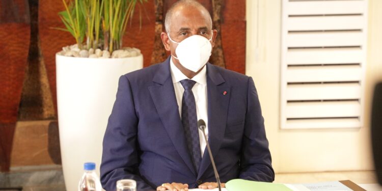 Les photos du 1er conseil des ministres du gouvernement 1 de Patrick ACHI à Abidjan le 7 avril 2021. Phs: Saint Cyrille