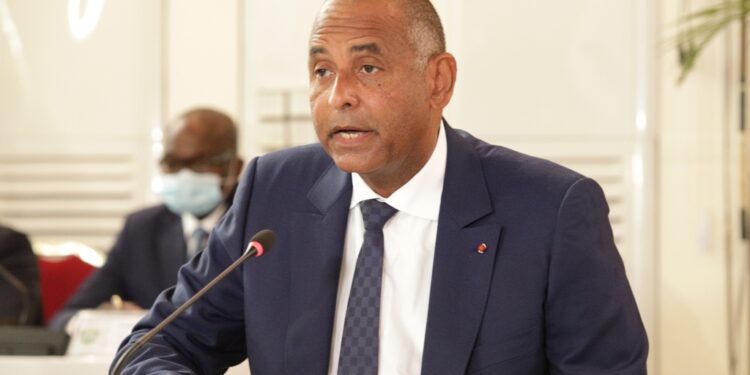 Les photos du 1er conseil des ministres du gouvernement 1 de Patrick ACHI à Abidjan le 7 avril 2021. Phs: Saint Cyrille