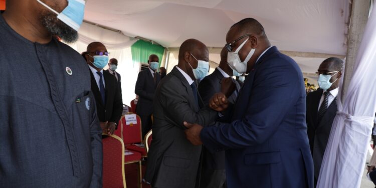 Sortie de la 43e promotion des élèves commissaires de Police vendredi 16 avril à l’école de Police à Abidjan. Photos Saint Cyrille