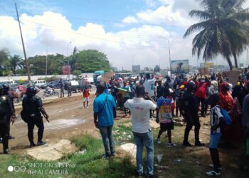 Retour de Gbagbo: Le collectif des victimes manifeste à Port-Bouet (voir images)