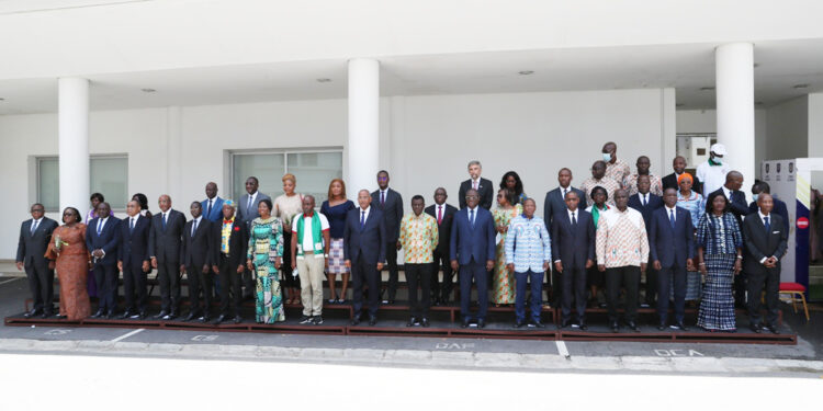 Les images de la cérémonie de la fête du travail du 1er mai à la primature au Plateau à Abidjan