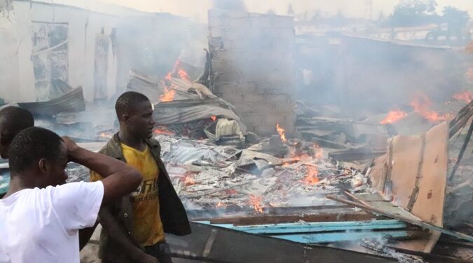 Un incendie ravage une partie du marché de Gagnoa