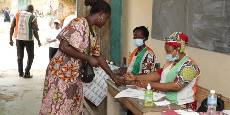 Election législative partielle, le Président de la Commission Electorale Indépendante (CEI), a effectué une visite de terrain dans la circonscription de Jacqueville.