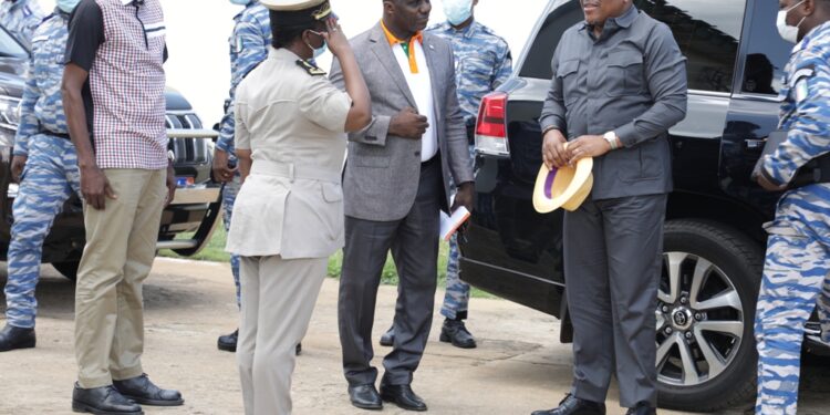 Election législative partielle, le Président de la Commission Electorale Indépendante (CEI), a effectué une visite de terrain dans la circonscription de Jacqueville.