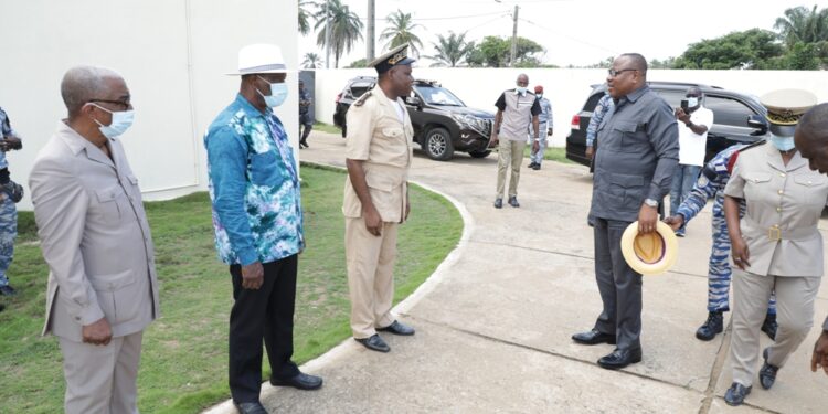 Election législative partielle, le Président de la Commission Electorale Indépendante (CEI), a effectué une visite de terrain dans la circonscription de Jacqueville.