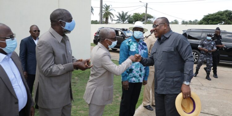 Election législative partielle, le Président de la Commission Electorale Indépendante (CEI), a effectué une visite de terrain dans la circonscription de Jacqueville.