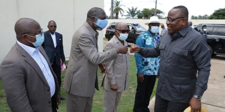 Election législative partielle, le Président de la Commission Electorale Indépendante (CEI), a effectué une visite de terrain dans la circonscription de Jacqueville.