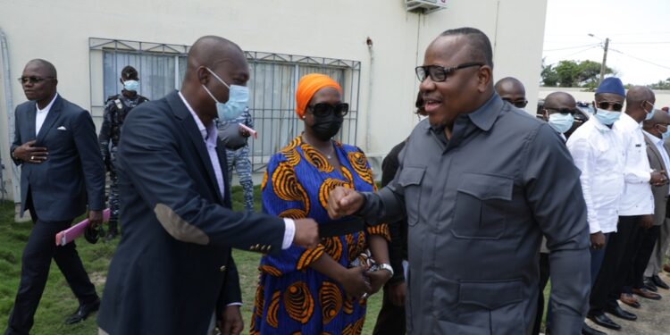 Election législative partielle, le Président de la Commission Electorale Indépendante (CEI), a effectué une visite de terrain dans la circonscription de Jacqueville.