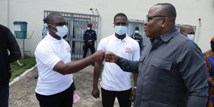 Election législative partielle, le Président de la Commission Electorale Indépendante (CEI), a effectué une visite de terrain dans la circonscription de Jacqueville.