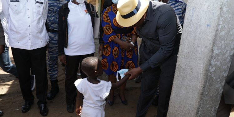 Election législative partielle, le Président de la Commission Electorale Indépendante (CEI), a effectué une visite de terrain dans la circonscription de Jacqueville.