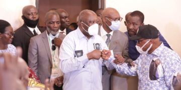 Côte d’Ivoire:  Les images du retour de Laurent Gbagbo à Abidjan, après dix années passer à la Cpi