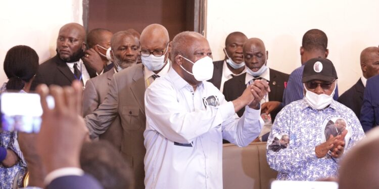 Côte d’Ivoire:  Les images du retour de Laurent Gbagbo à Abidjan, après dix années passer à la Cpi