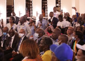 Côte d’Ivoire:  Les images du retour de Laurent Gbagbo à Abidjan, après dix années passer à la Cpi