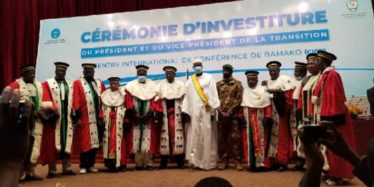 Le colonel Assimi Goïta, nouveau président de la transition au Mali
