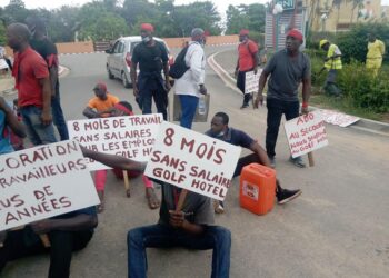 Abidjan : Des employés du Golf hôtel ont manifesté ce lundi