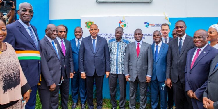 Infrastructures sanitaires : le Premier Ministre Patrick Achi inaugure les nouveaux locaux de l’Hôpital Général d’Adjamé