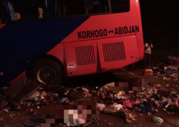 23 morts dans une collision entre un autocar Abidjan-Korhogo et un minicar
