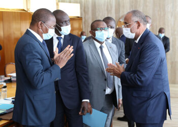 Les images du conseil des ministres du mercredi 7 juillet 2021 au palais présidentiel au Plateau
