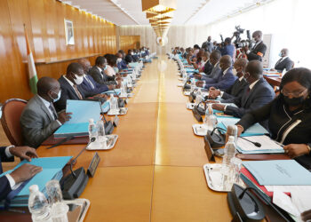 Les images du conseil des ministres du mercredi 7 juillet 2021 au palais présidentiel au Plateau