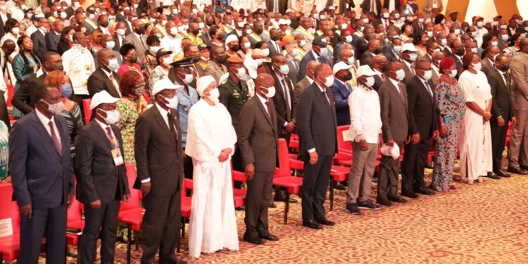 08 juillet 2020-08 juillet 2021. Les images de l’hommage du Rhdp à l’ex-Premier ministre AGC au Sofitel Hôtel-Ivoire Abidjan.