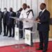 Les images de la rencontre du président Alassane Ouattara et l’ex-président Laurent Gbagbo le mardi 27 juillet au palais présidentiel à Abidjan.