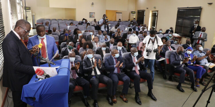 Les images de la remise du prix Gepci de la cohésion sociale et paix