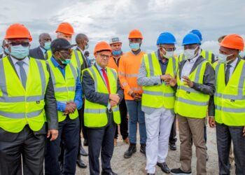 Infrastructures : le Premier Ministre Patrick Achi s&rsquo;imprègne de l&rsquo;avancement des travaux du Grand Marché de Bouaké