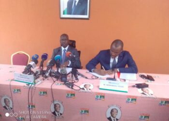 Bictogo réagit aux « dernières sorties hasardeuses » de Gbagbo: l’intégralité de ses propos liminaires