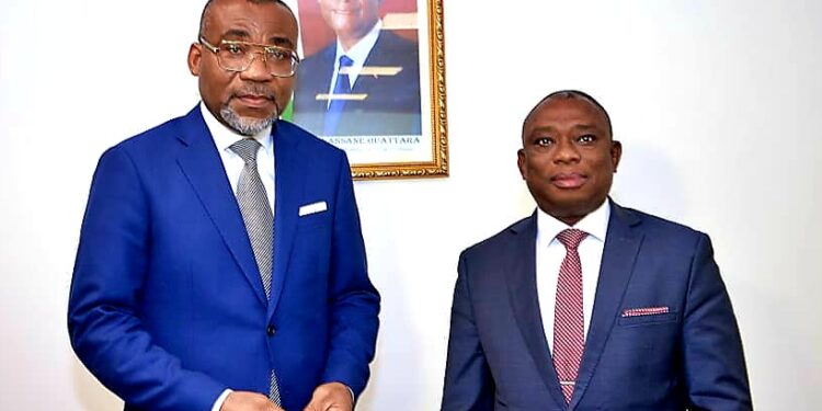 Recevant Boga Sako à son cabinet, KKB invite à donner du « contenu » à la réconciliation