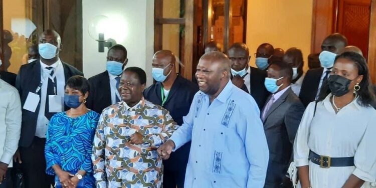 Côte d’Ivoire: Laurent Gbagbo en visite à Daoukro chez Bédié