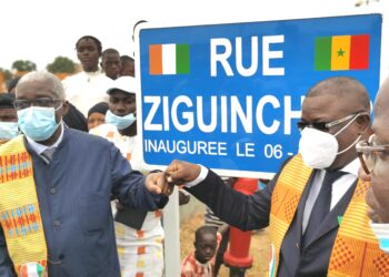 Côte d&rsquo;Ivoire: La « Rue Ziguinchor » inaugurée à Bouaké