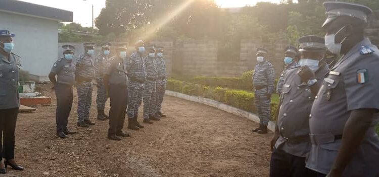 Compagnie de gendarmerie de Yamoussoukro: la première femme commandant a pris fonction