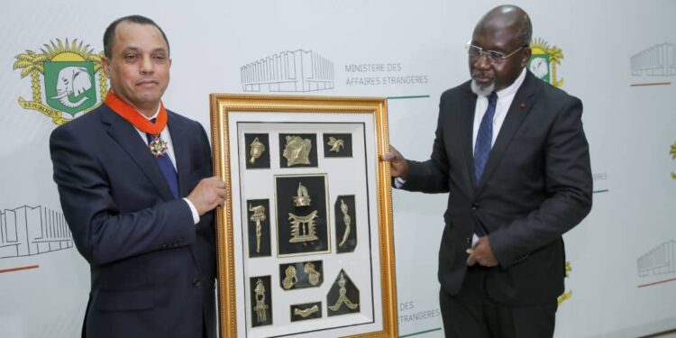 Côte d’Ivoire : L’ambassadeur Tunisien, en fin de mission, salue l’«action diplomatique» de la ministre Kandia